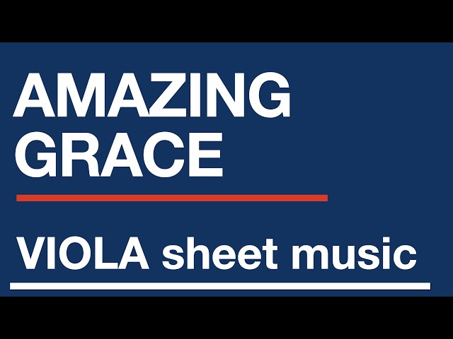 Amazing Grace - Free easy viola sheet music class=