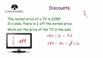 Discounts - Corbettmaths