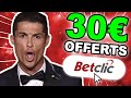 Code parrainage betclic 2024  30 offerts  