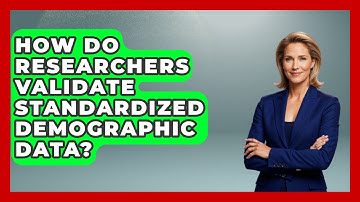 How Do Researchers Validate Standardized Demographic Data? | Demographic Data Answers News