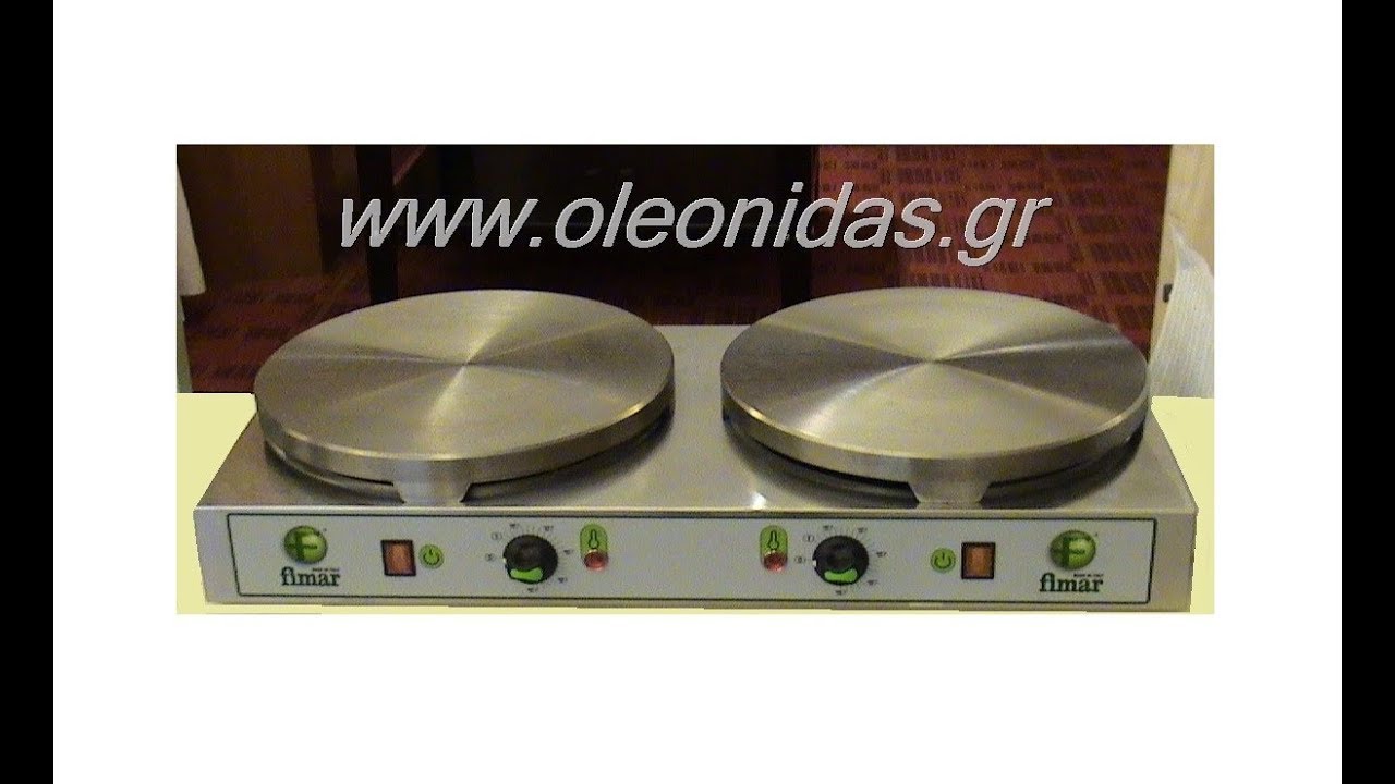 Κρεπιέρα Αερίου Διπλή Fimar Double LPG or Propane Gas Crepe Maker