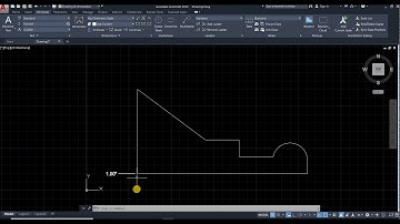 41f-  How to use Ordinate Dimension | AutoCAD 2020 from Basic to Advance Features