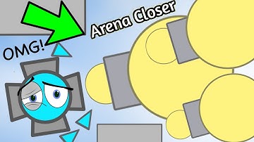 Diep.io Mobile New Glitch Arena Closer!! Diepio Funny Moments!