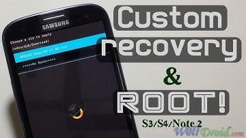How to Install CWM Recovery + Root Samsung Galaxy S3/S4/Note 2