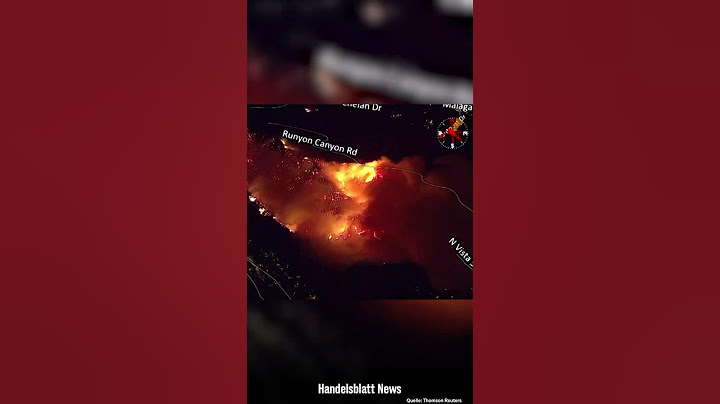 Brandkatastrophe in Los Angeles: Feuer breiten sich in Hollywood aus