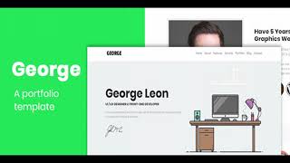 George-Portfolio HTML Template | Themeforest Website Templates and Themes