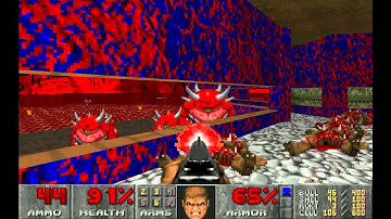 The Ultimate Doom E3M6: Mt. Erebus (100%)