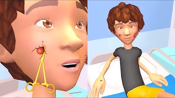 Parasite Cleaner 🐛🧹🧴 MAX Level Best Clinic Games All Levels Gameplay Android,iOS New Version #7