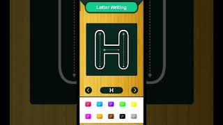 Tracing letter H | "Learning the Letter H: Fun Activities and Exercises for Kids" #letterh #shorts