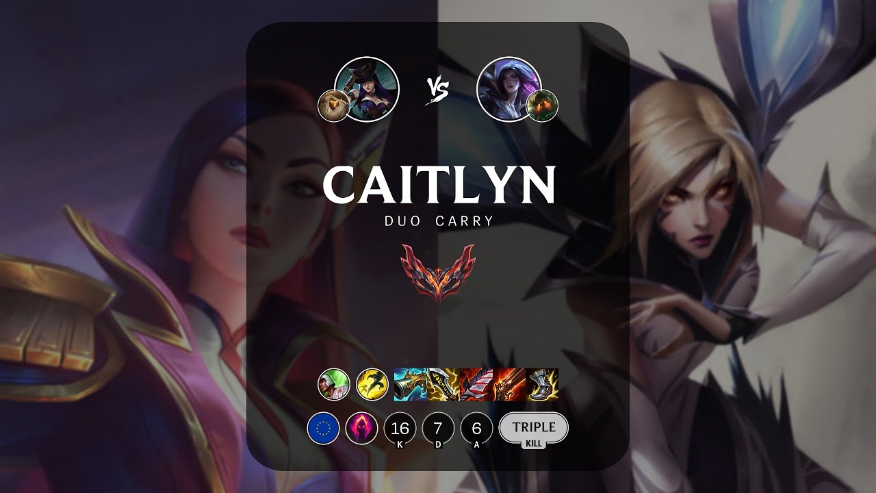 Caitlyn ADC vs Kai'Sa - EUW Grandmaster Patch 13.15