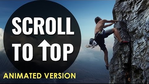 Scroll To Top Animation Effect | HTML5 & CSS3 Tricks in Hindi