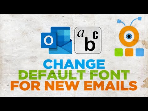 How to Change Default Font for New Emails in Outlook