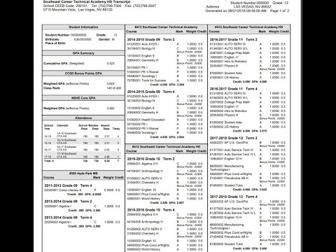 How to Get Transcripts CCSD Schools