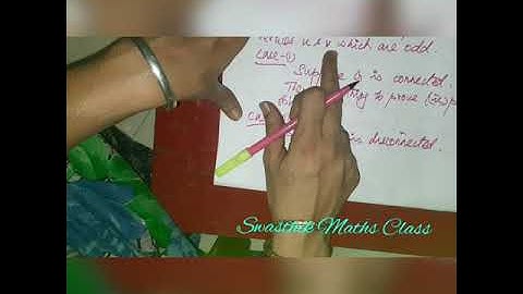 Graph Theory 11-Two vertices of odd degree are connected