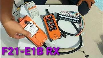 ✅👉 Cách đấu dây Bộ điều khiển cẩu trục F21-E1B 380V/50HZ