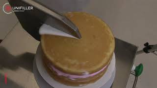 Commercial Round Cake Cream Spreading Machine Birthday Cake