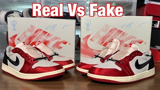 Air Jordan 1 Low x Trophy Room "Rookie Card" Real Vs Fake Review