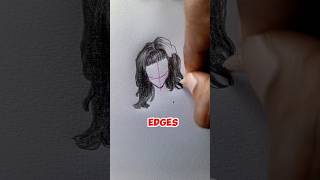 Fluffy Flowing Perfect  Anime Girl Hair Tutorial foryou drawing art easydrawing awesome