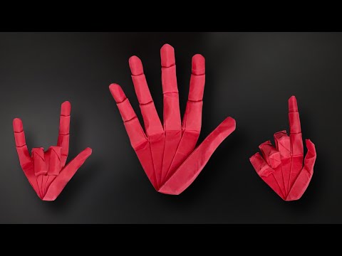 Vídeo: Como Fazer Uma Mão De Papel