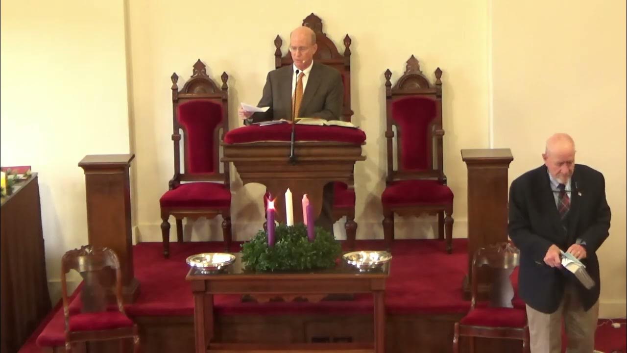 Back Creek Presbyterian Church Worship Service, December 4th, 2022 YouTube
