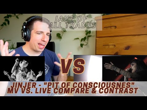 "Pit of Consciousness" by Jinjer - MV vs. Live - Compare & Contrast