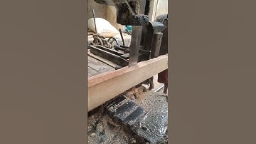 Cara pembuatan usuk dari kayu kelapa Gergaji#sawmill #viral #video #allprocessofworld #shorts