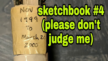 Sketchbook Tour #4 (1999 -2000) - theartproject (2018) chad brown