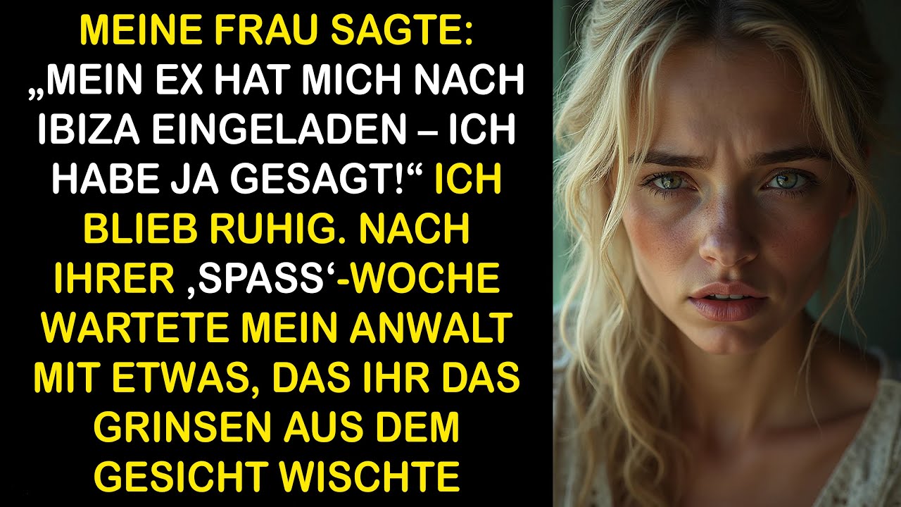 MEINE FRAU SAGTE: „MEIN EX LÄDT MICH NACH IBIZA EIN“ – ICH BLIEB STILL, DOCH ICH WAR BEREIT