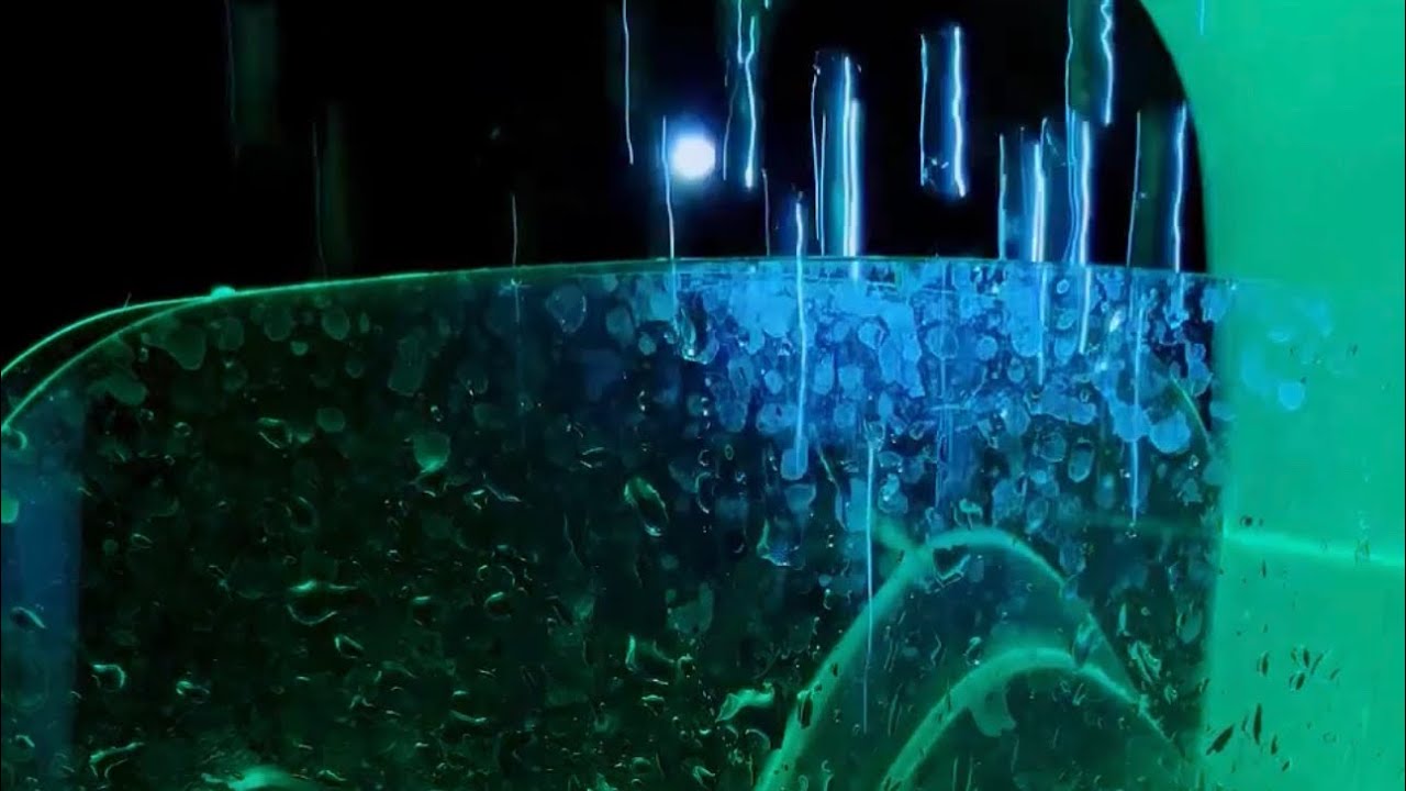 Spa ,🔥, dreamy 💦waterfall,❄️winters magic