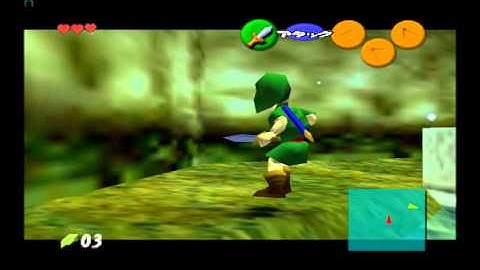 Zelda Ocarina Of Time early kokiri forest escape