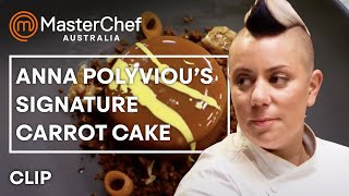 Guest chef anna polyviou brings her signature version of a carrot
cake, judged as "australian dessert the year", for fiona, jacqui and
rose to replicate. ...