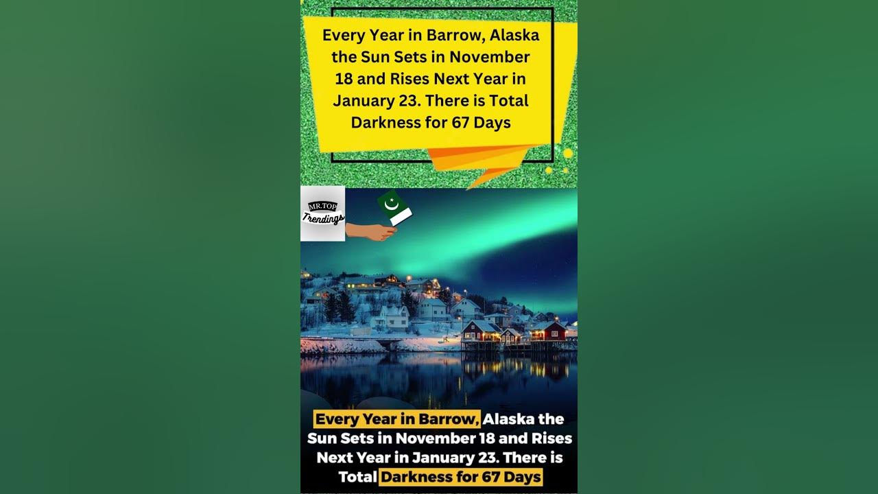 67 Days of Total Darkness Barrow, Alaska's Epic Winter Journey! 