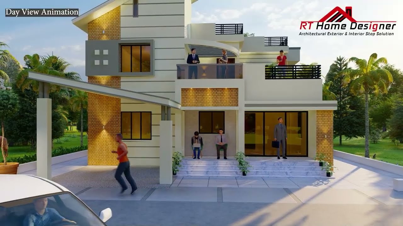 2-Story 3D House Design Walkthrough Video 🏡💯🤩