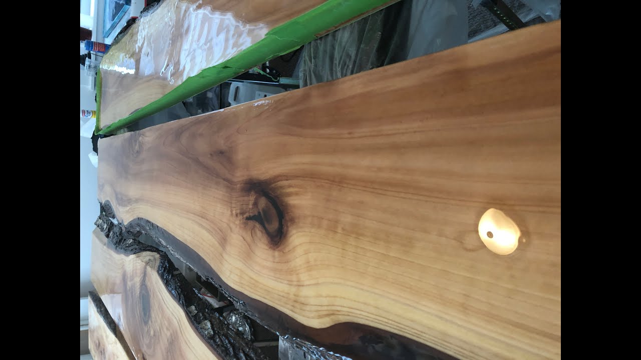 Resin on Live Edge Tutorial
