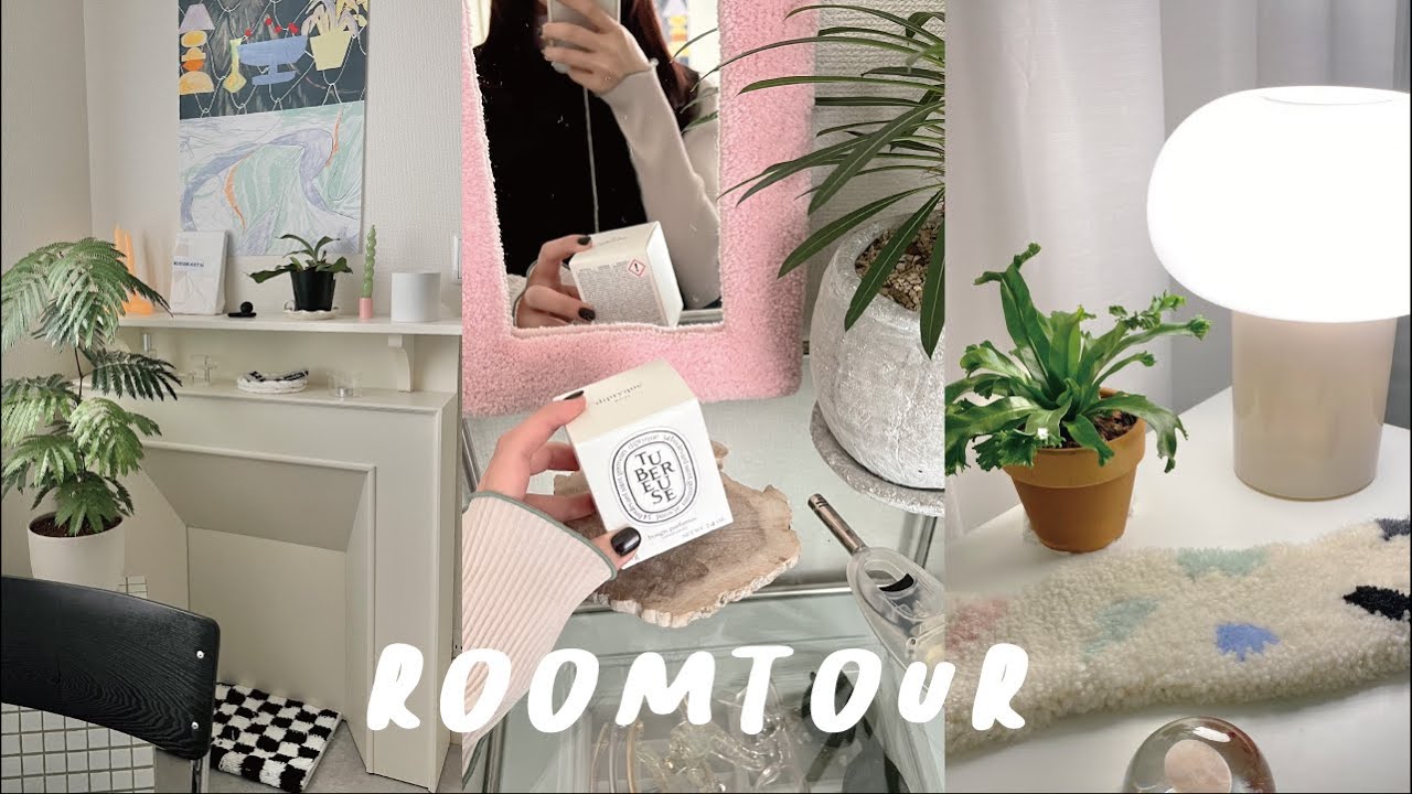 [一人暮らし] デザイナー女子の部屋紹介🛋🌿 | 韓国インテリア [ルームツアー]