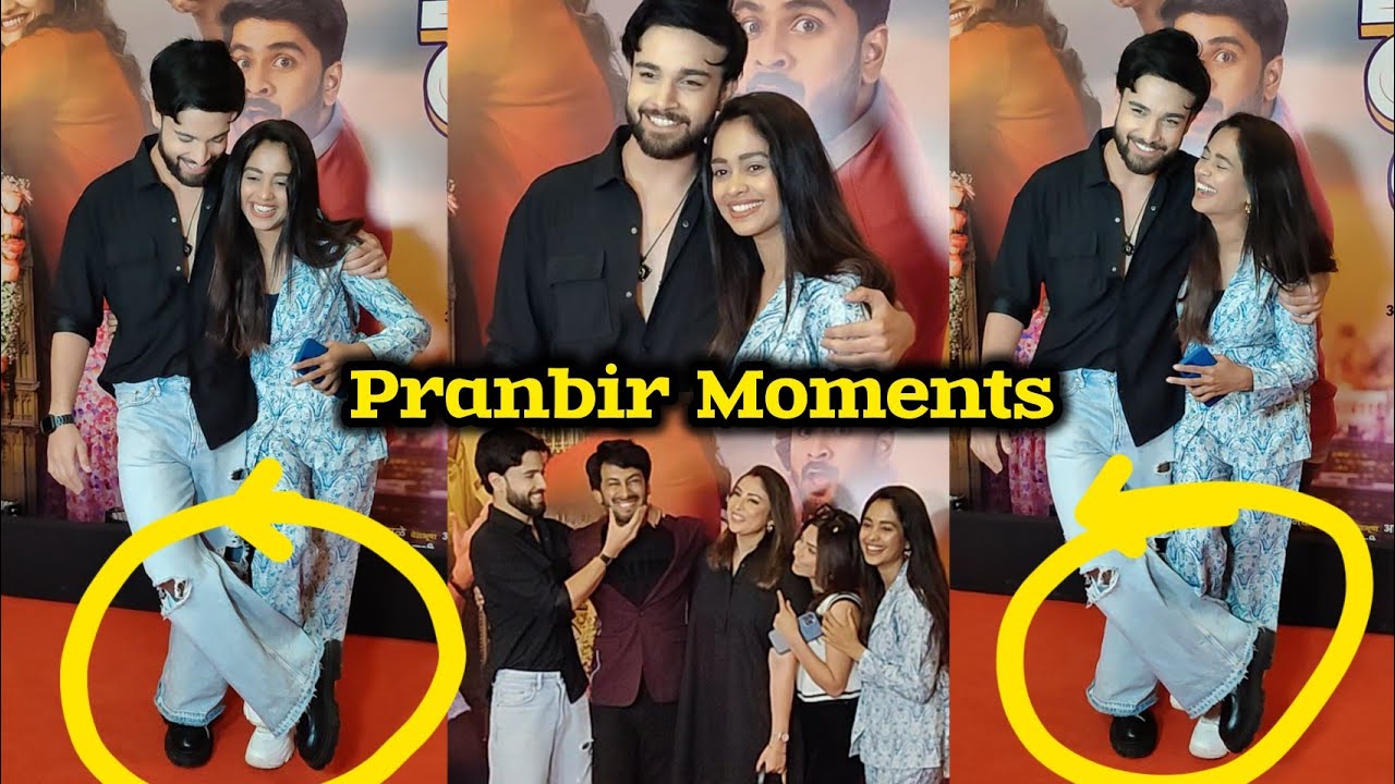 Krihna Kaul Cute Fun Masti With Mugdha Chaphekar And Cute Moments at Kanni Marathi Movie Premiere