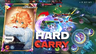 HARD CARRY TEAM MATES | FANNY MLBB