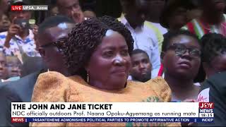 The John and Jane Ticket: Our ticket will be a pair of experienced individuals – Mahama assures