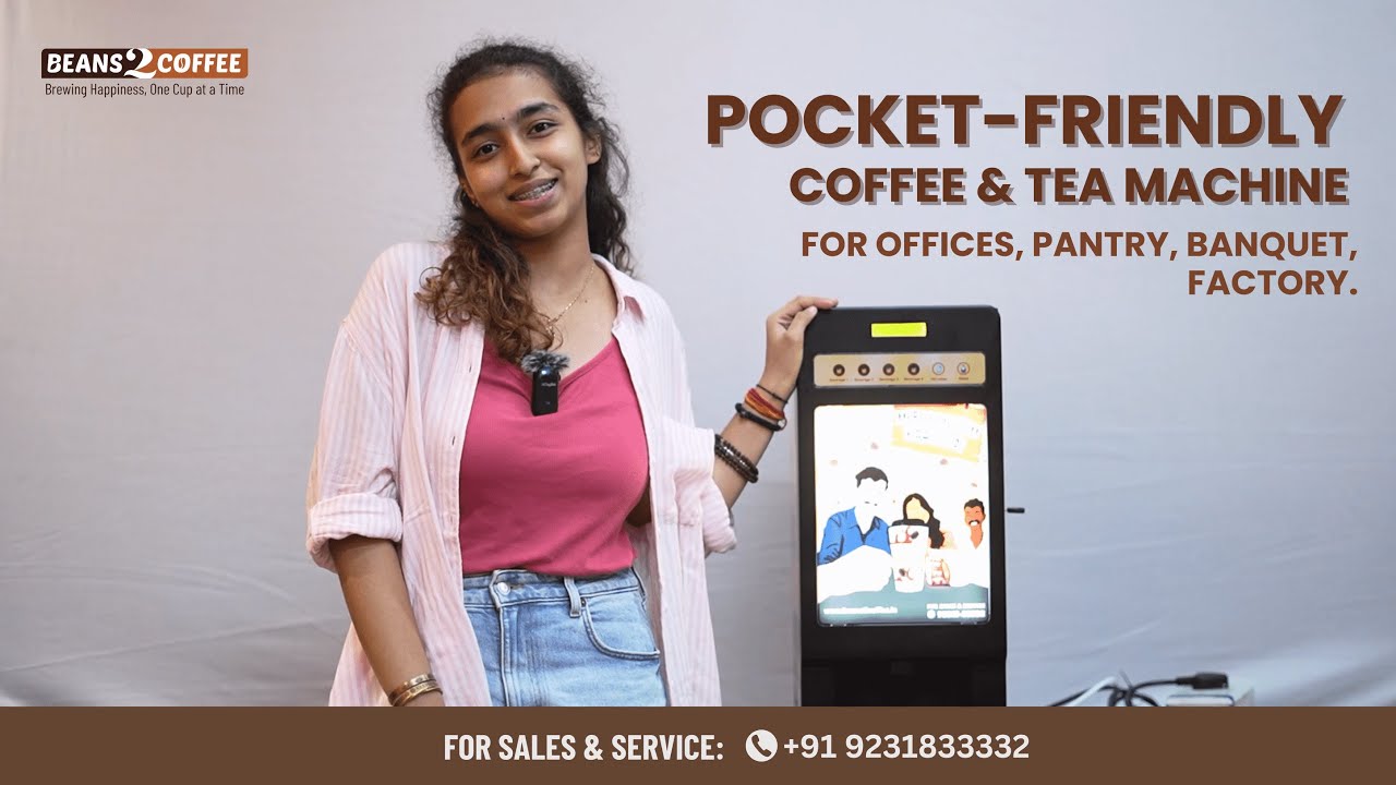 Tea & Coffee Vending Machine | 3 Lane Plus Hot Water | VendiMate Demo