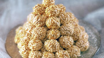 How to do Caramel puffed rice cakes | sweet  recipes | rice delicacies