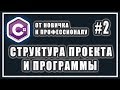 СТРУКТУРА ПРОЕКТА | СТРУКТУРА И ПОРЯДОК ВЫПОЛНЕНИЯ ПРОГРАММЫ | C# ОТ НОВИЧКА К ПРОФЕССИОНАЛУ Урок #2