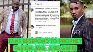 Famous Fans Reacts To Prophet Passion Java After He Diss Ginimbi Genius Kadungure (Zim celebs news 2020) Profile