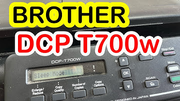 BROTHER DCP-T700w HOW TO MANUAL TEST PRINT & DEEP CLEANING & INK FLUSHING (MAINTENANCE MODE)