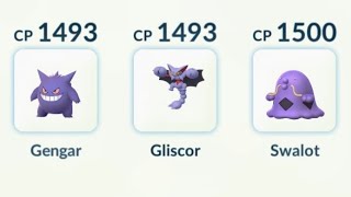 Purple Team: Gengar Gliscor Swalot | Pokémon GO Great League GBL PvP