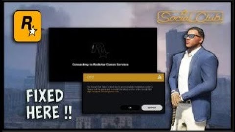 Rockstar Games Launcher Social Club install error code 1 | Social Club UPDATE ERROR FIX
