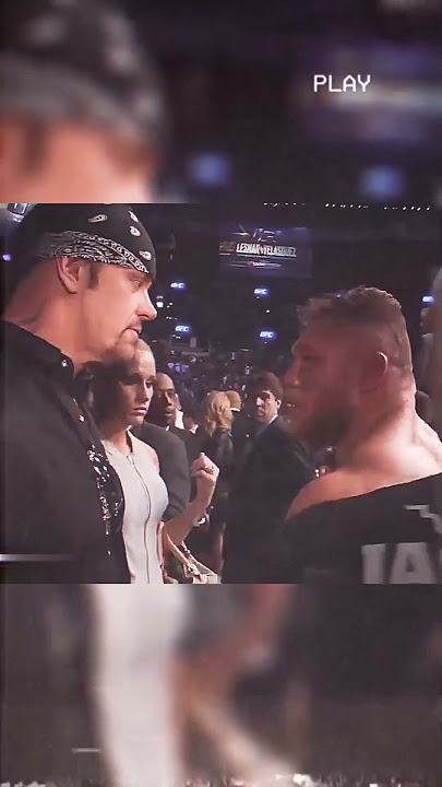Brock Lasner Sigma Moment Scared Undertaker #ufc #mma #brocklesnar #ytshorts #shorts #viral