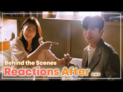 (ENG SUB) Park Hyungsik and Park Shinhye's kiss scene reactions😅 | BTS ep. 11 | Doctor Slump