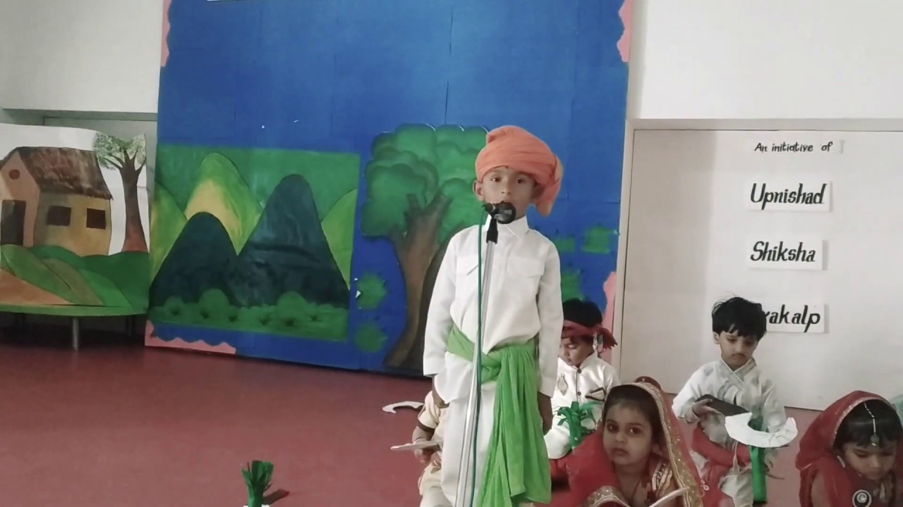 Nursery kids presenting skit in English - YouTube