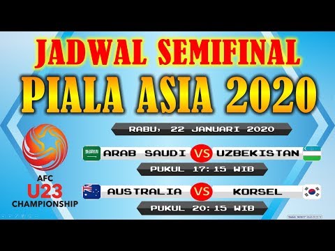 Jadwal Semifinal Piala Asia U-23 AFC 2020 Lengkap Jam Tayang Live FOX TV