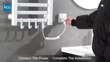 Ethan Heated Towel Rack (Installation Video)